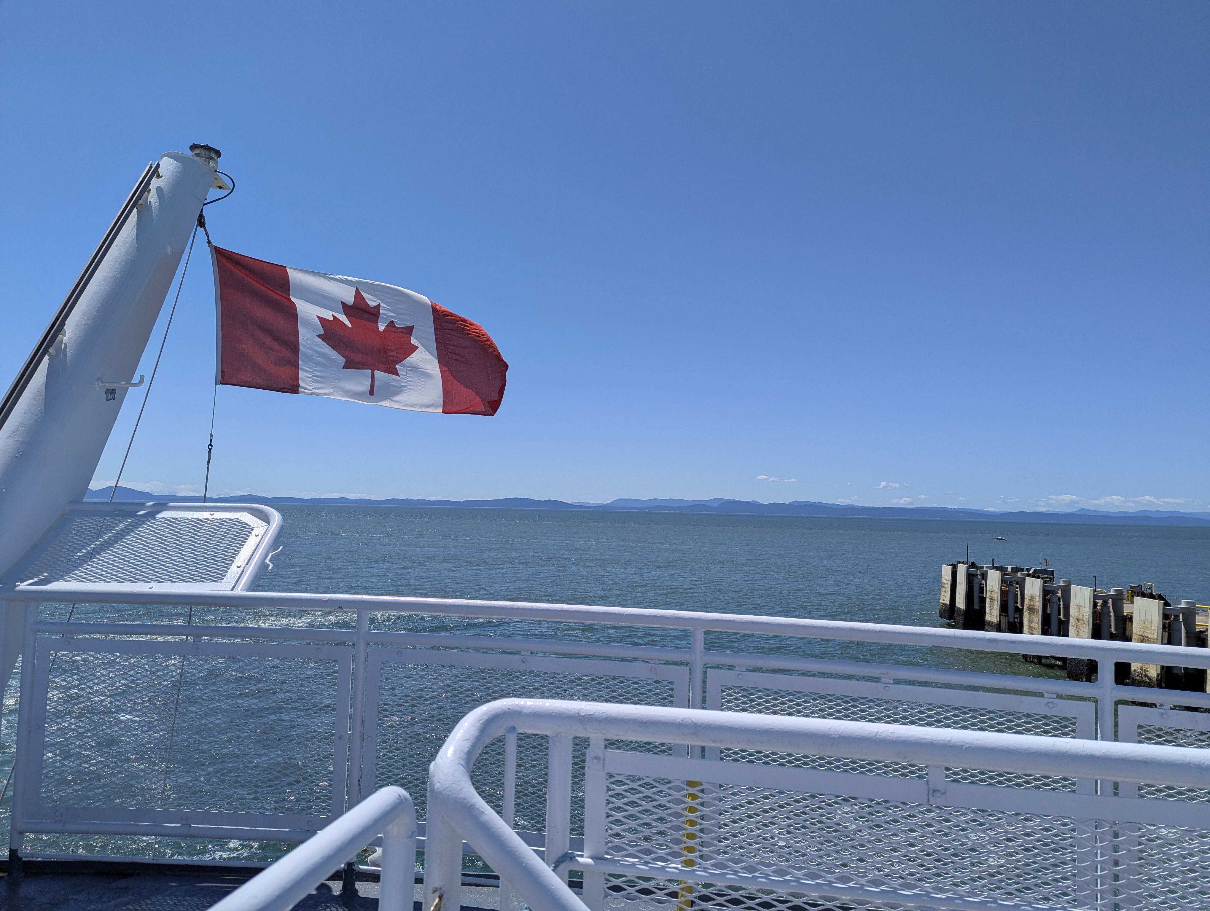 Birthday Trip to Canada, Ferry, Vancouver Island, British Columbia